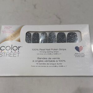 Color Street Silver Sparkle Nail Polish Strips